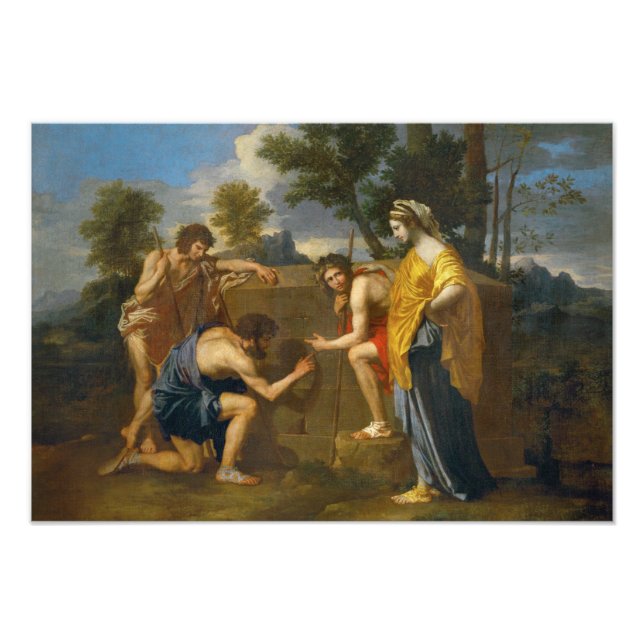 Nicolas Poussin - Et in Arcadia ego Fotodruck (Vorne)