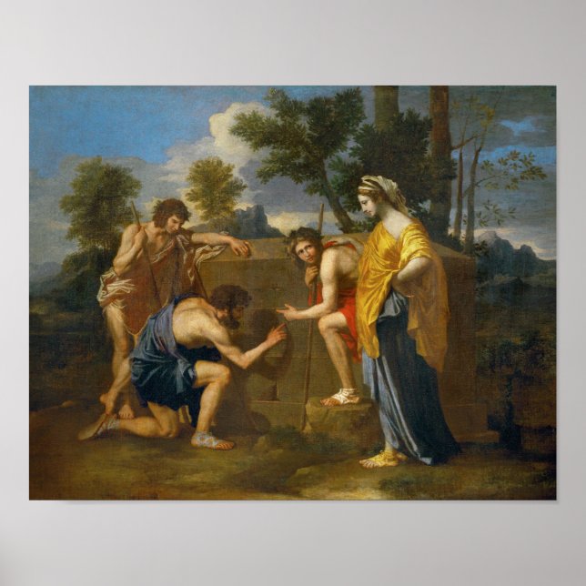Nicolas Poussin - Et in Arcadia ego Poster (Vorne)