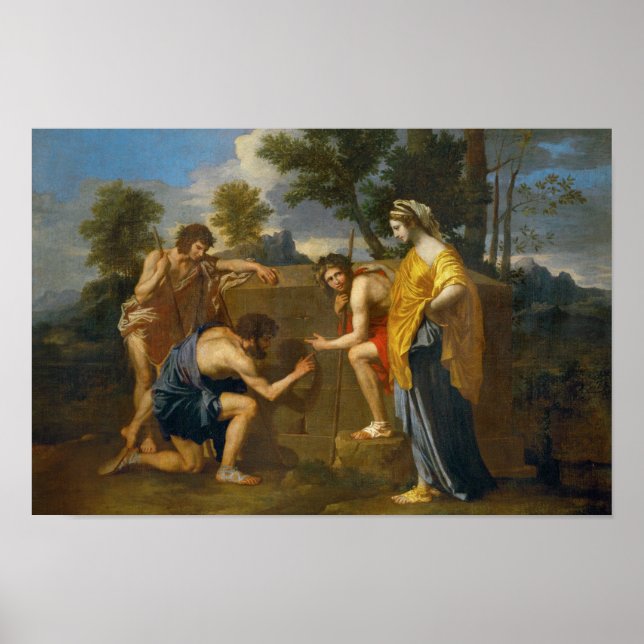Nicolas Poussin - Et in Arcadia ego Poster (Vorne)