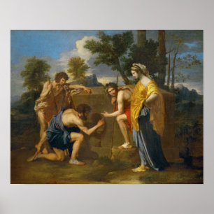 Nicolas Poussin - und im Arcadiaego Poster