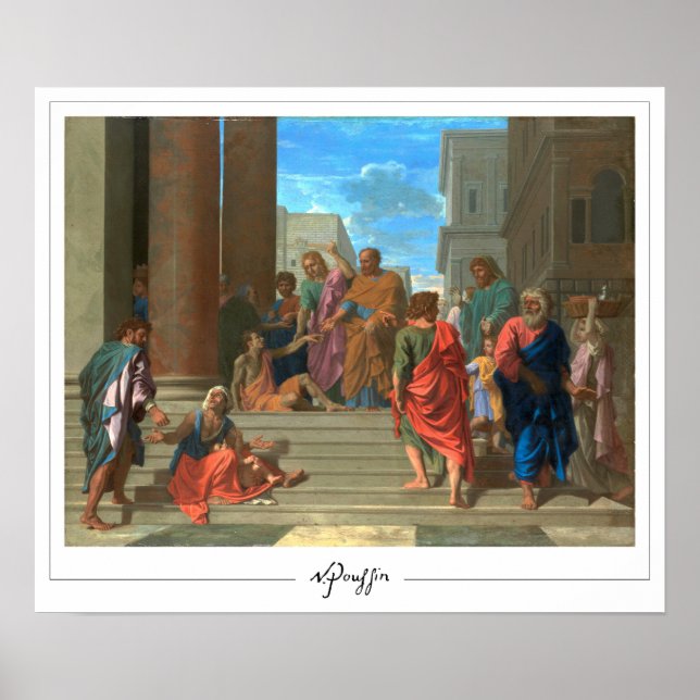 Nicolas Poussin Zedign Art Poster #50 (Vorne)