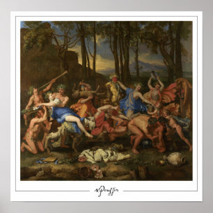 Nicolas Poussin Zedign Kunstposter #186 Poster