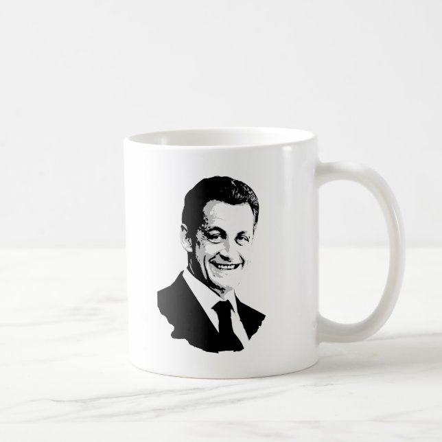 Nicolas Sarkozy Kaffeetasse (Rechts)