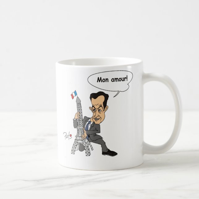 Nicolas Sarkozy Kaffeetasse (Rechts)