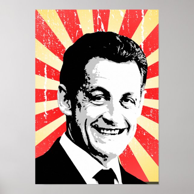 Nicolas Sarkozy Poster (Vorne)
