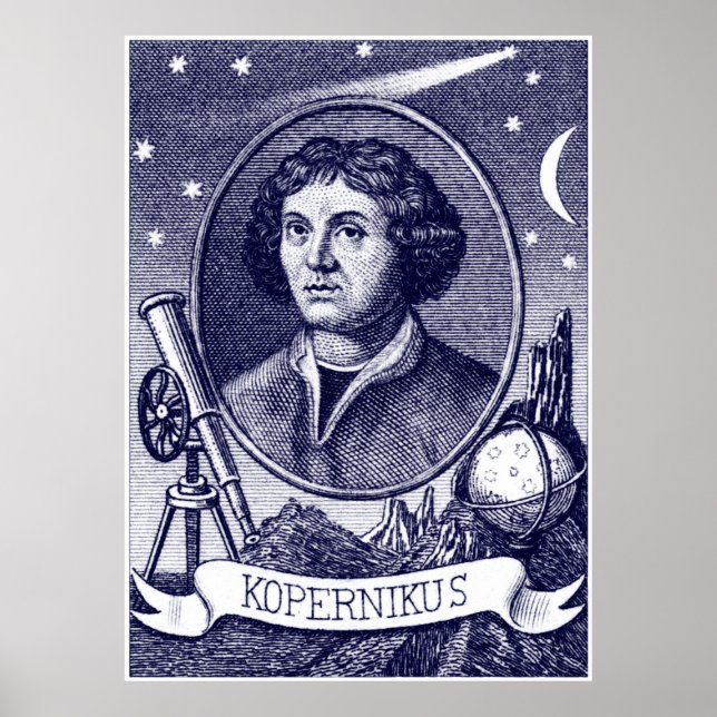 Nicolaus Copernicus Poster (Vorne)