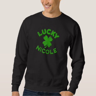 Nicole Irish Family St Patrick S Day Lucky Nico Sweatshirt