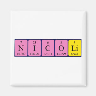 Nicoli Periodenmagnet Magnet