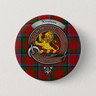 Nicolson Clan Abzeichen Buttons