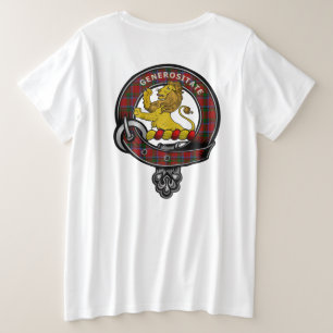 Nicolson Clan-Abzeichen Damen Große Größe T-Shirt