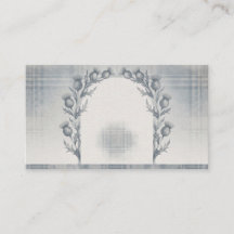 Nicolson Tartan Distel Hochzeitsplatzkarte