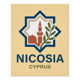 Nicosia Cyprus Mediterranean Poster