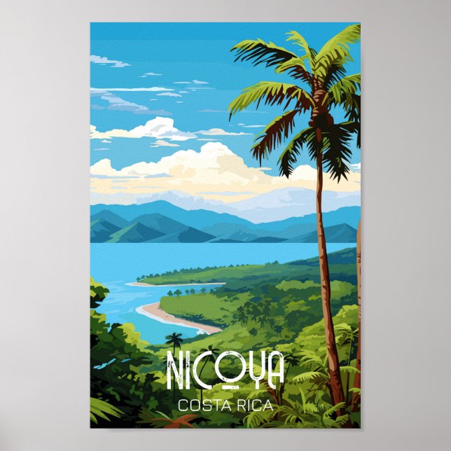 Nicoya Halbinsel Costa Rica Berühmter Reiseort Poster (Vorne)
