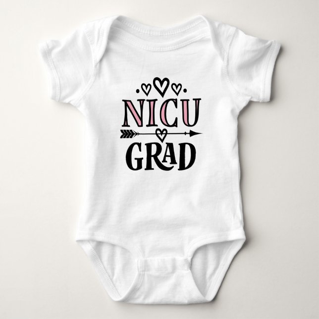 NICU Absolvent-Baby-Geschenk-Idee Baby Strampler (Vorderseite)