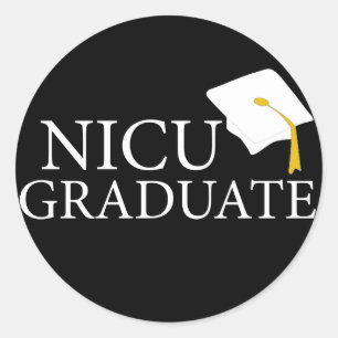 NICU Absolvent Runder Aufkleber