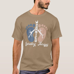 Nicu Atemtherapeut Rt Credential Lung Squ T-Shirt