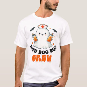 Nicu Boo Boo Crew Halloween,Nicu Boo Crew Lustiger T-Shirt
