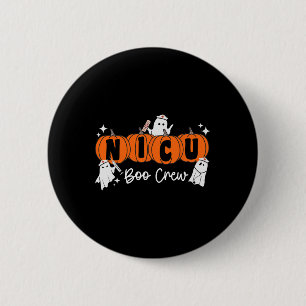 Nicu Boo Crew Ghost Pumpkin Costume NICU Nurse Hal Button