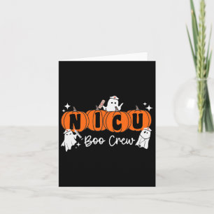 Nicu Boo Crew Ghost Pumpkin Costume Nicu Nurse Hal Karte