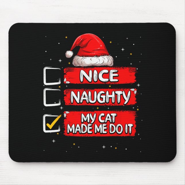 Nicu Christmas Shirt Nicu Nurse Xmas Party Nicu Nu Mousepad (Vorne)