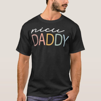 Nicu Daddy Retro Farbiger Nicu Dad Boho Klein T-Shirt