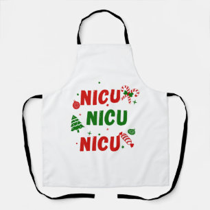 NICU Festivals Weihnachtsdesign Schürze