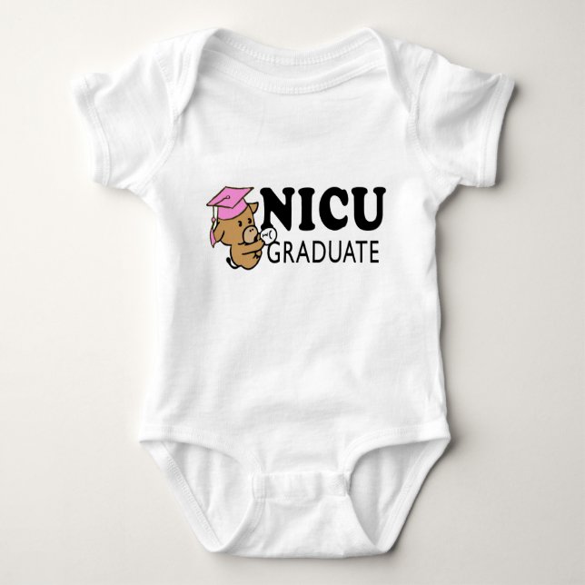 NICU Graduate Girl Baby Strampler (Vorderseite)