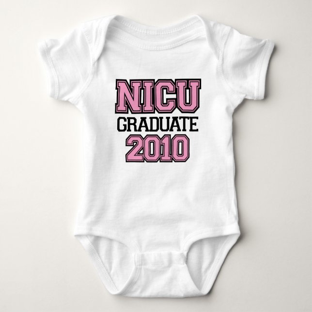 NICU Graduate Girl Baby Strampler (Vorderseite)