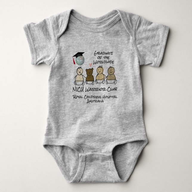 NICU Graduate Personalisiert T - Shirt (Vorderseite)