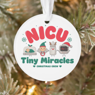 NICU Kleine Wunder Weihnachts-Team Krankenschweste Ornament