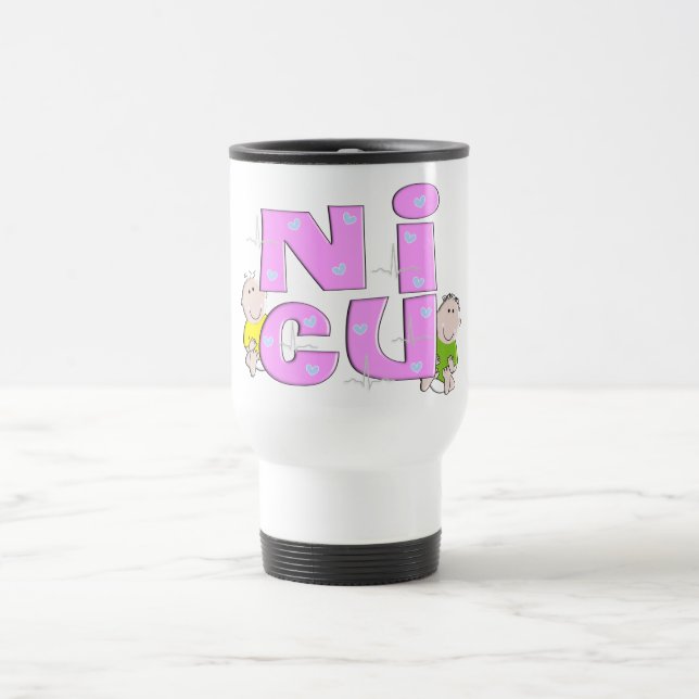 NICU Krankenschwester-entzückende Reise-Tasse Reisebecher (Mittel)