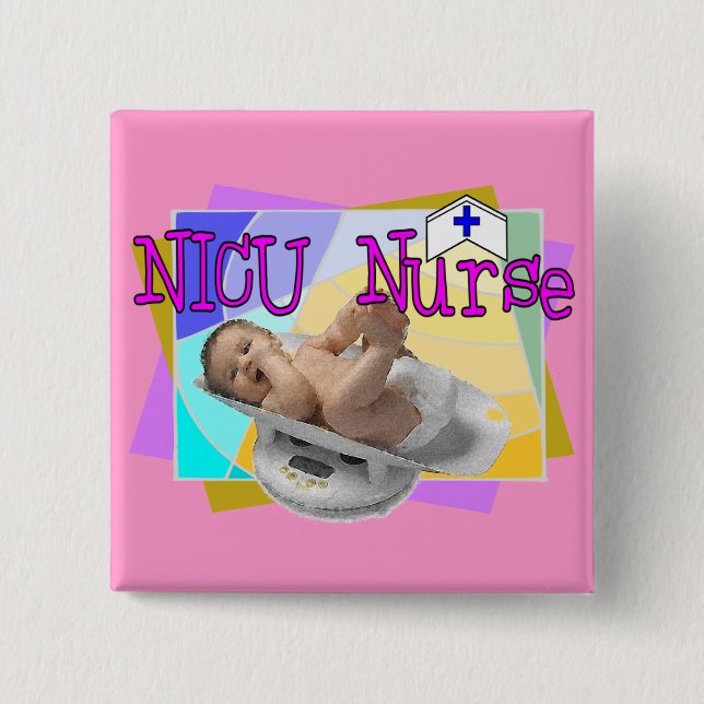 NICU Krankenschwester-Geschenke Button (Vorderseite)