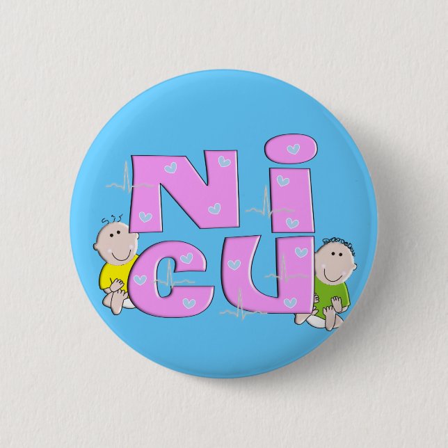 NICU Krankenschwester-Geschenke Button (Vorderseite)