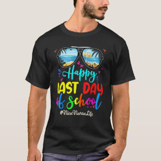 Nicu-Krankenschwester Glücklicher Letzter Tag Schu T-Shirt