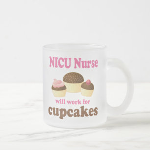 Nicu Krankenschwester-(lustiges) Geschenk Mattglastasse