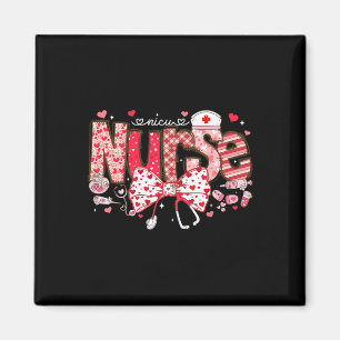 Nicu Krankenschwester Stethoskop Kokette Schleife Magnet
