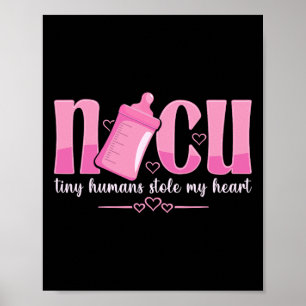 Nicu Krankenschwester Valentinstag Kleine Menschen Poster