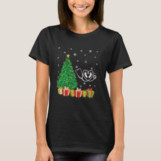 NICU-Krankenschwester Weihnachtsbaumbeleuchtung Sa T-Shirt