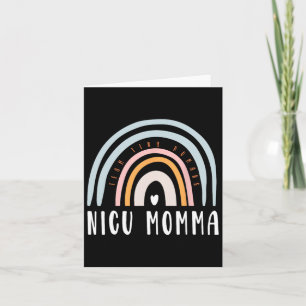 Nicu Momma Retro Boho Regenbogen Bunte Nicu Mom Ti Karte