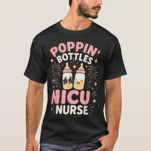 Nicu Neujahrs-Shirt, Krankenpfleger Png Flaschen f T-Shirt