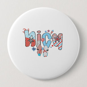 NICU Nurse 4. Juli American Nurse Button
