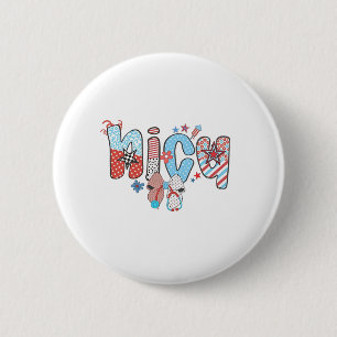 NICU Nurse 4. Juli American Nurse Button