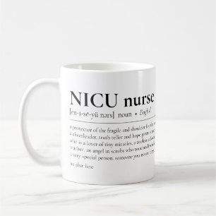 NICU Nurse Definition Neugeborene Icu Bewertung Kaffeetasse