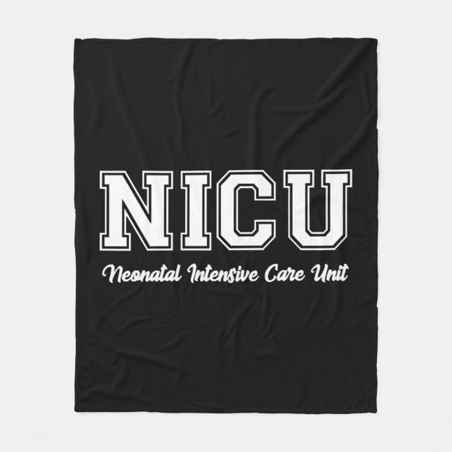 NICU Nurse Design Geschenk für Frauen Fleecedecke (Vorderseite)