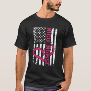 Nicu Nurse Flag Nurses Abschluss Wertschätzung für T-Shirt