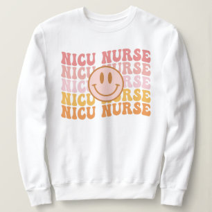 NICU Nurse Geschenk neonatale Intensivstation Kran Sweatshirt