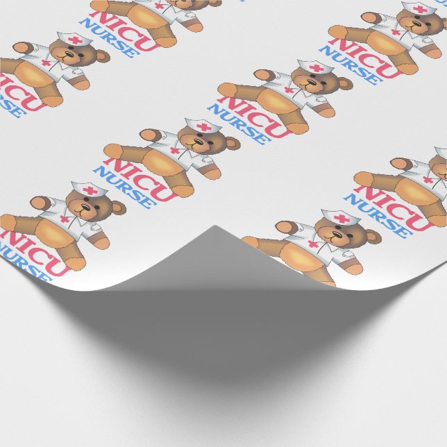 NICU Nurse Geschenkpapier (Ecke)