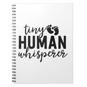 NICU Nurse gibt winzige menschliche Whisperer Neon Notizblock