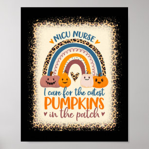 Nicu Nurse Halloween Ich kümmere mich um Niedliche Poster