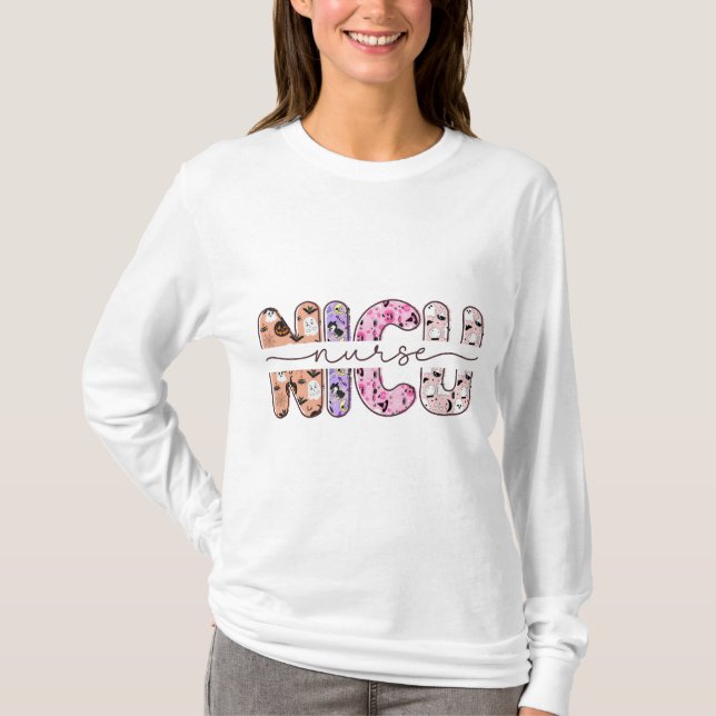 NICU Nurse Halloween Long Sleeve T-Shirt (Vorderseite)